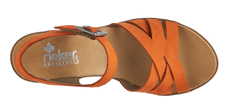 Rieker - официальный сайт: V3863-38 Rieker Босоножки женские