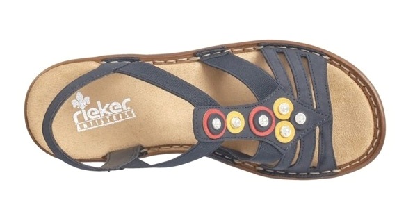 Rieker - официальный сайт: 628L1-14 Rieker Сандалеты женские