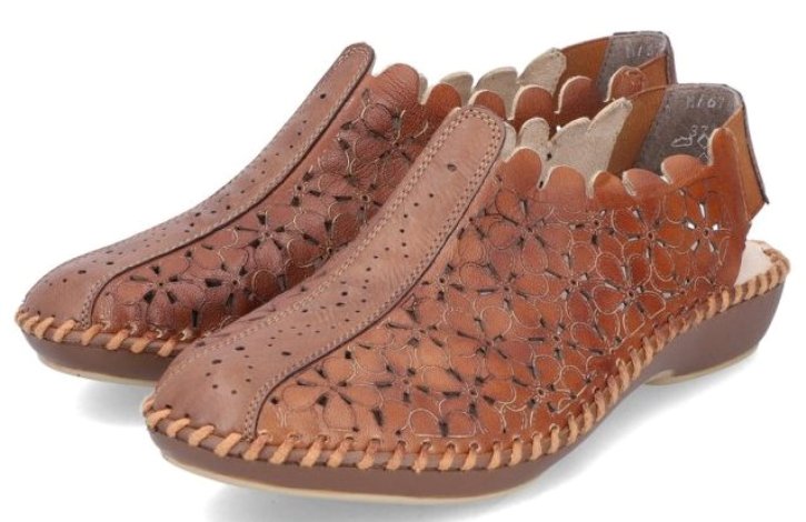 Rieker - официальный сайт: M1676-24 Rieker Туфли летние женские